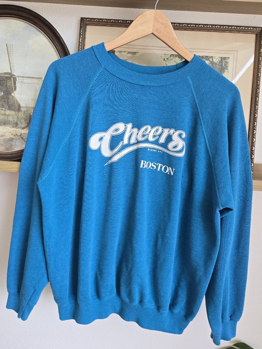 Vintage | 'Cheers Boston' Hanes Tag Crewneck Sweatshirt